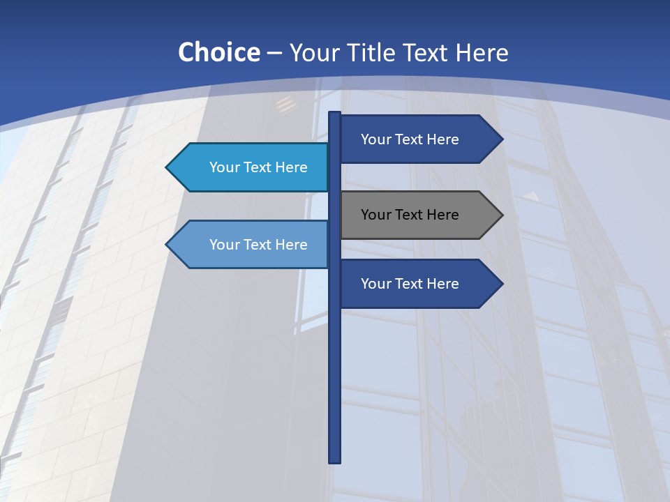 Company White Building PowerPoint Template