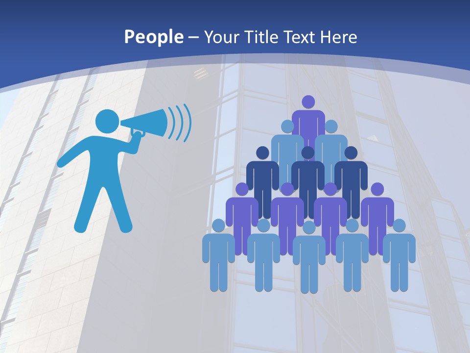 Company White Building PowerPoint Template