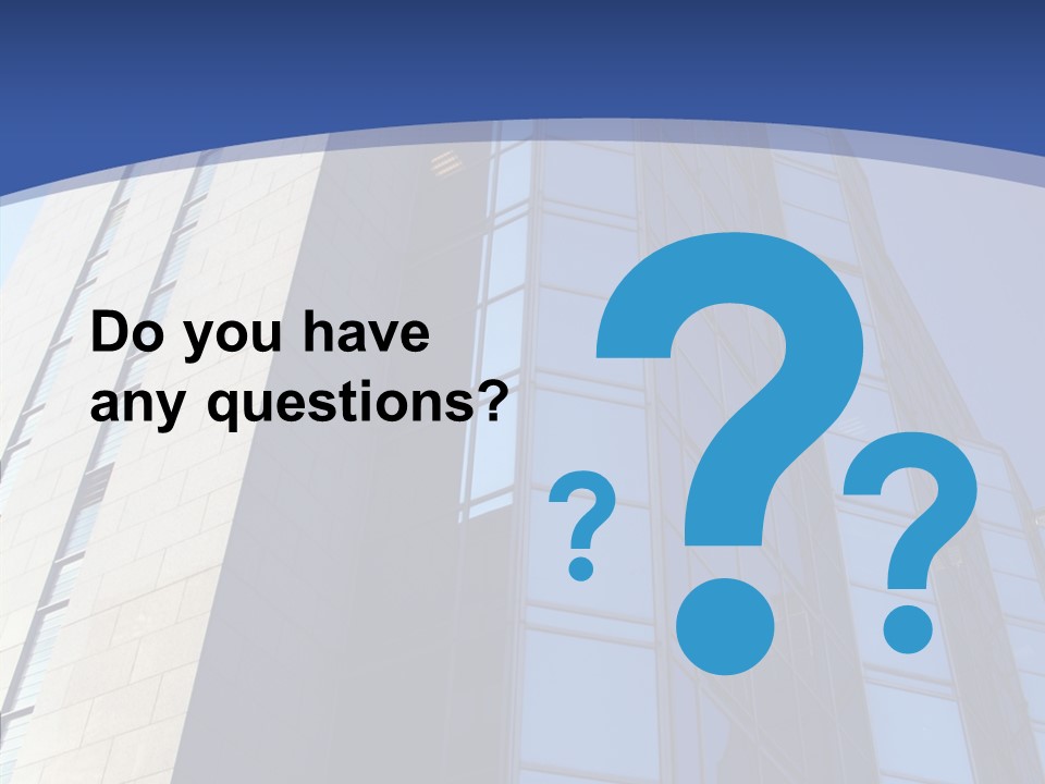 Company White Building PowerPoint Template