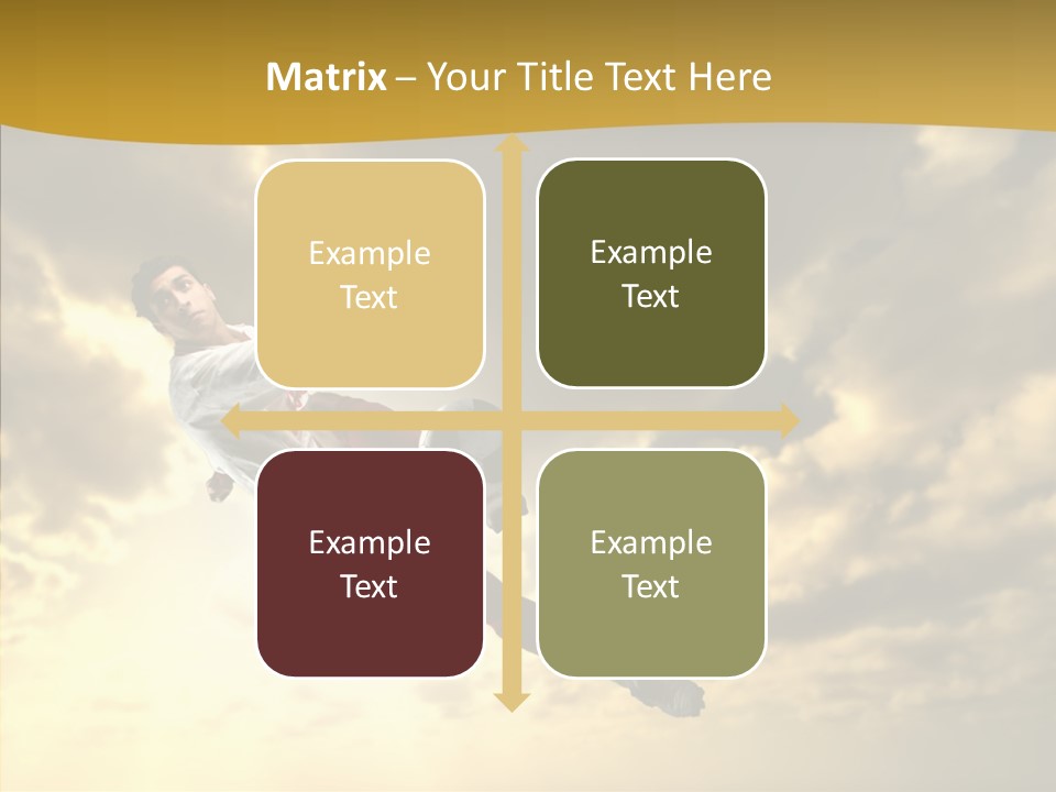 Kick Ball Door PowerPoint Template