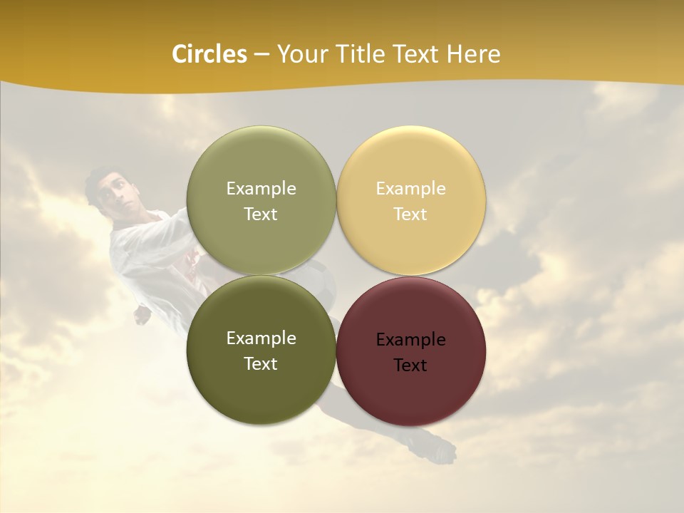 Kick Ball Door PowerPoint Template