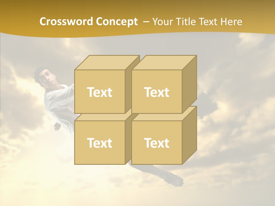 Kick Ball Door PowerPoint Template