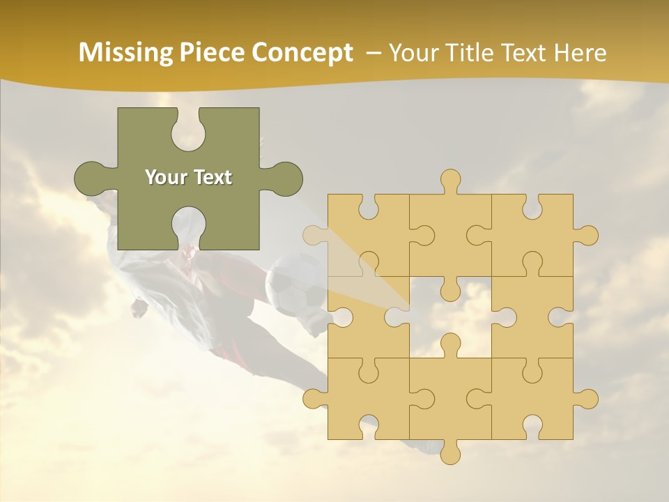 Kick Ball Door PowerPoint Template