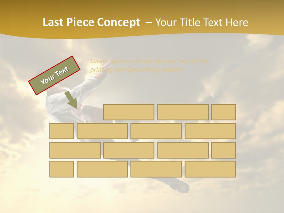 Kick Ball Door PowerPoint Template