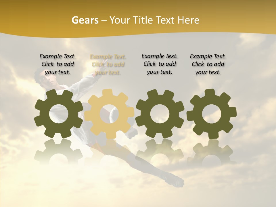 Kick Ball Door PowerPoint Template