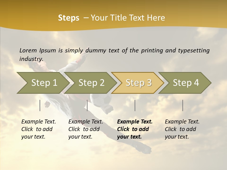 Kick Ball Door PowerPoint Template