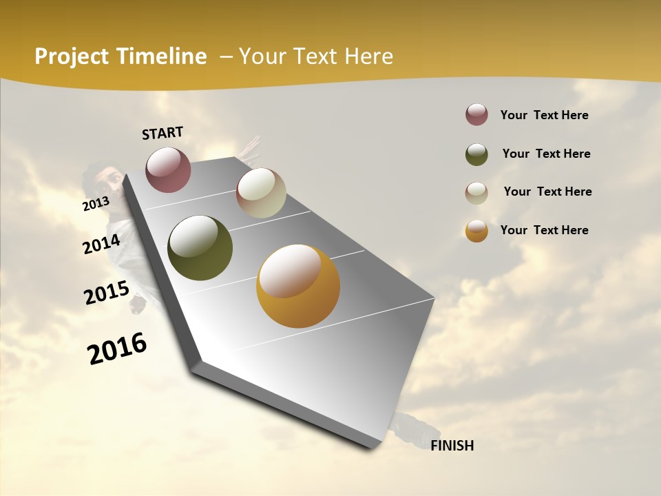 Kick Ball Door PowerPoint Template
