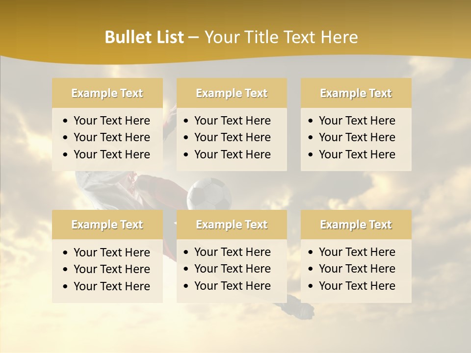 Kick Ball Door PowerPoint Template