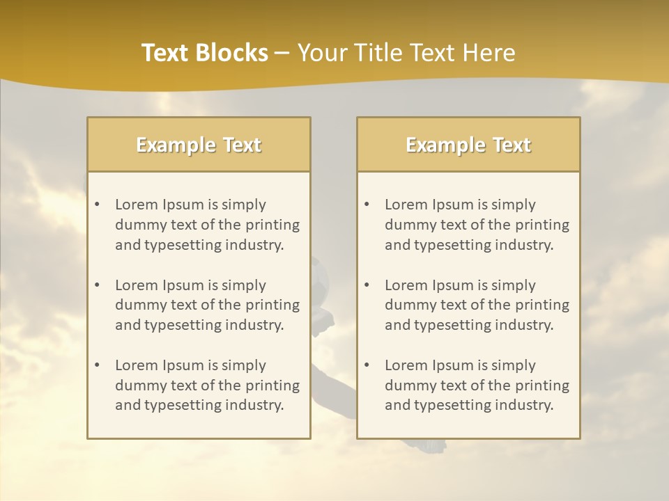 Kick Ball Door PowerPoint Template