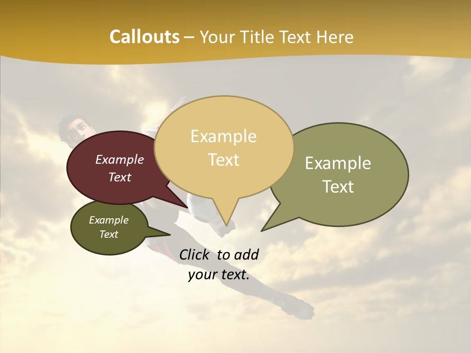 Kick Ball Door PowerPoint Template