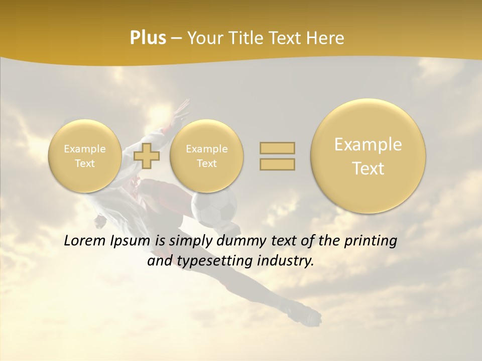 Kick Ball Door PowerPoint Template
