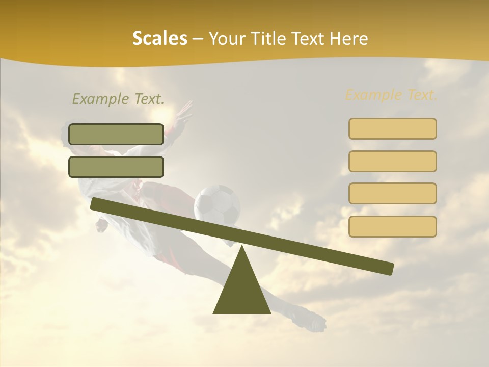 Kick Ball Door PowerPoint Template