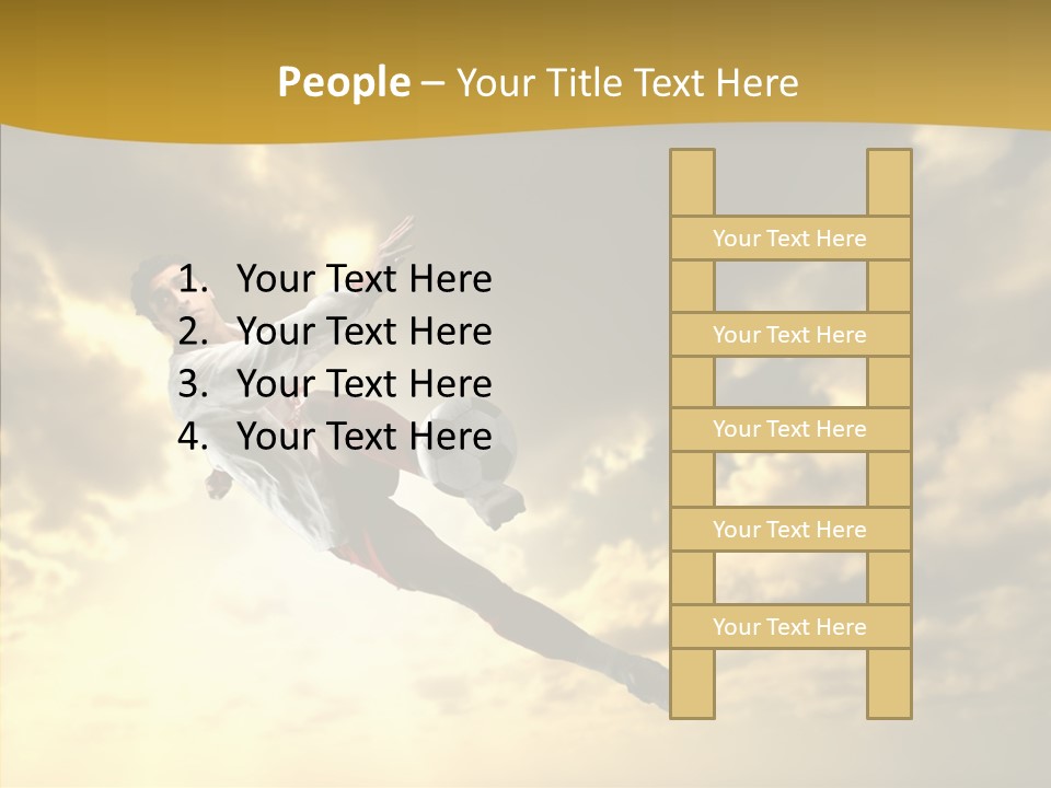 Kick Ball Door PowerPoint Template