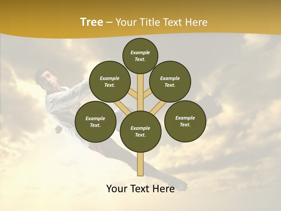 Kick Ball Door PowerPoint Template