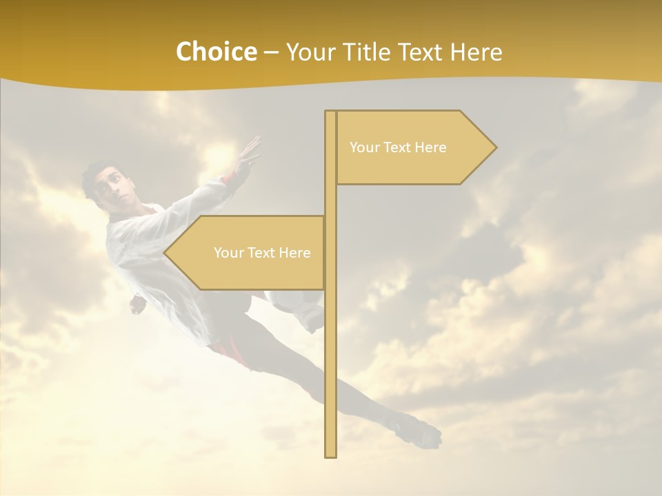 Kick Ball Door PowerPoint Template