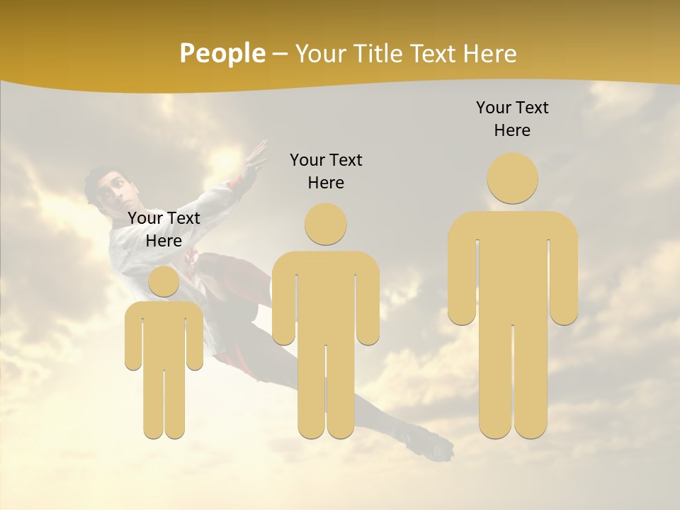 Kick Ball Door PowerPoint Template