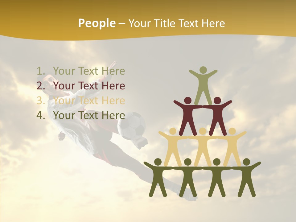 Kick Ball Door PowerPoint Template