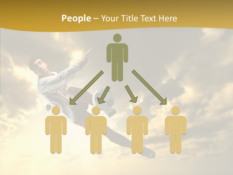 Kick Ball Door PowerPoint Template