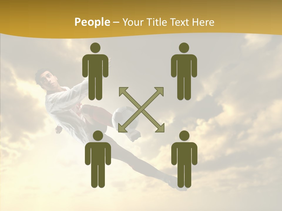 Kick Ball Door PowerPoint Template
