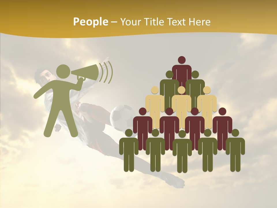 Kick Ball Door PowerPoint Template