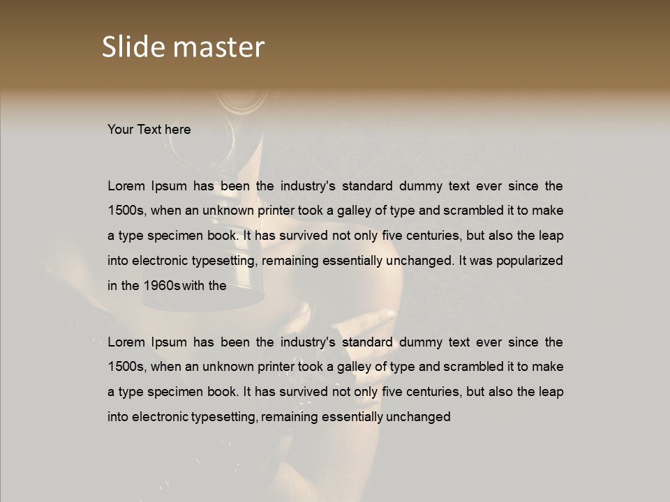 War Protective Environment PowerPoint Template