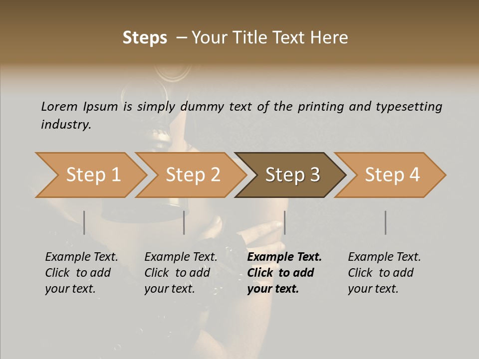 War Protective Environment PowerPoint Template