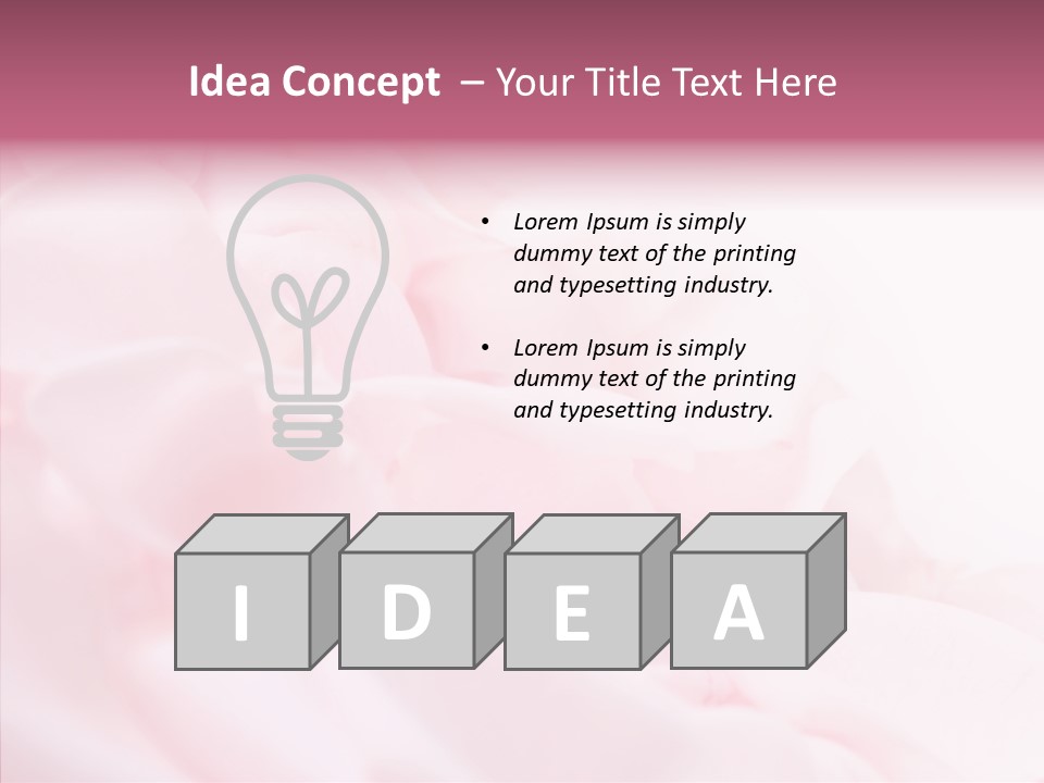 Sensuality Romantic Elegant PowerPoint Template