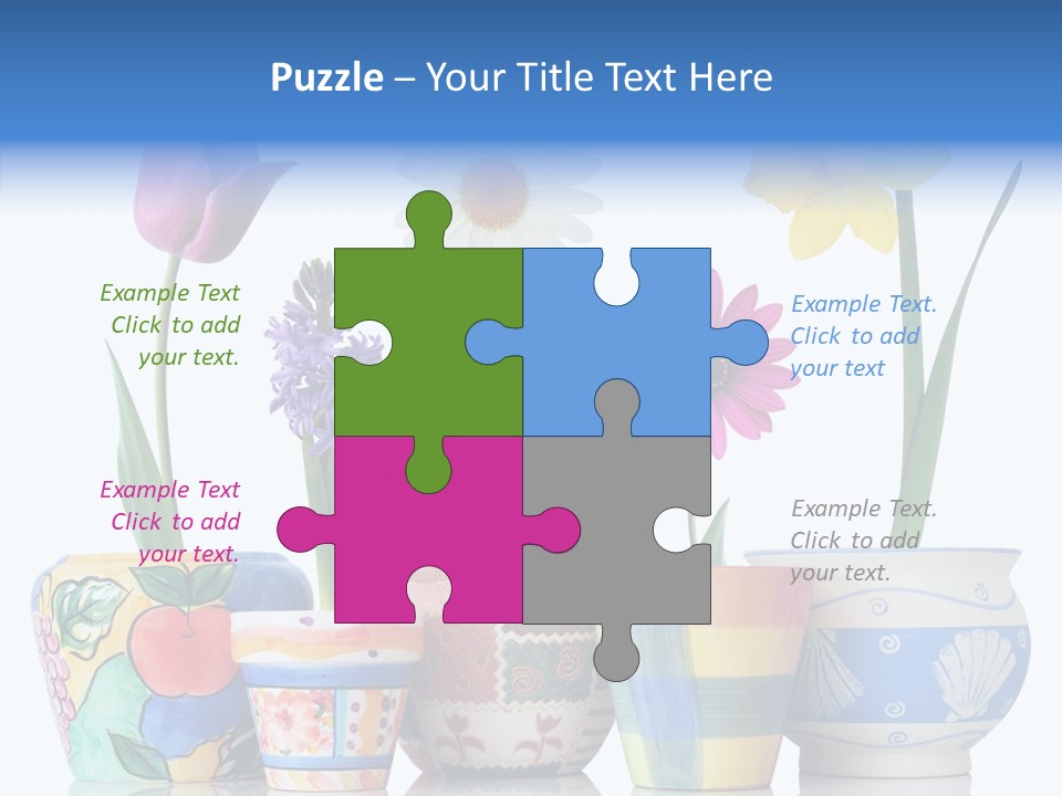 Natural Container Tulip PowerPoint Template