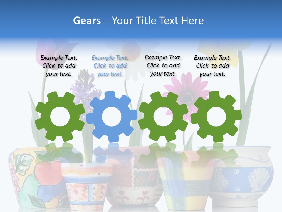 Natural Container Tulip PowerPoint Template