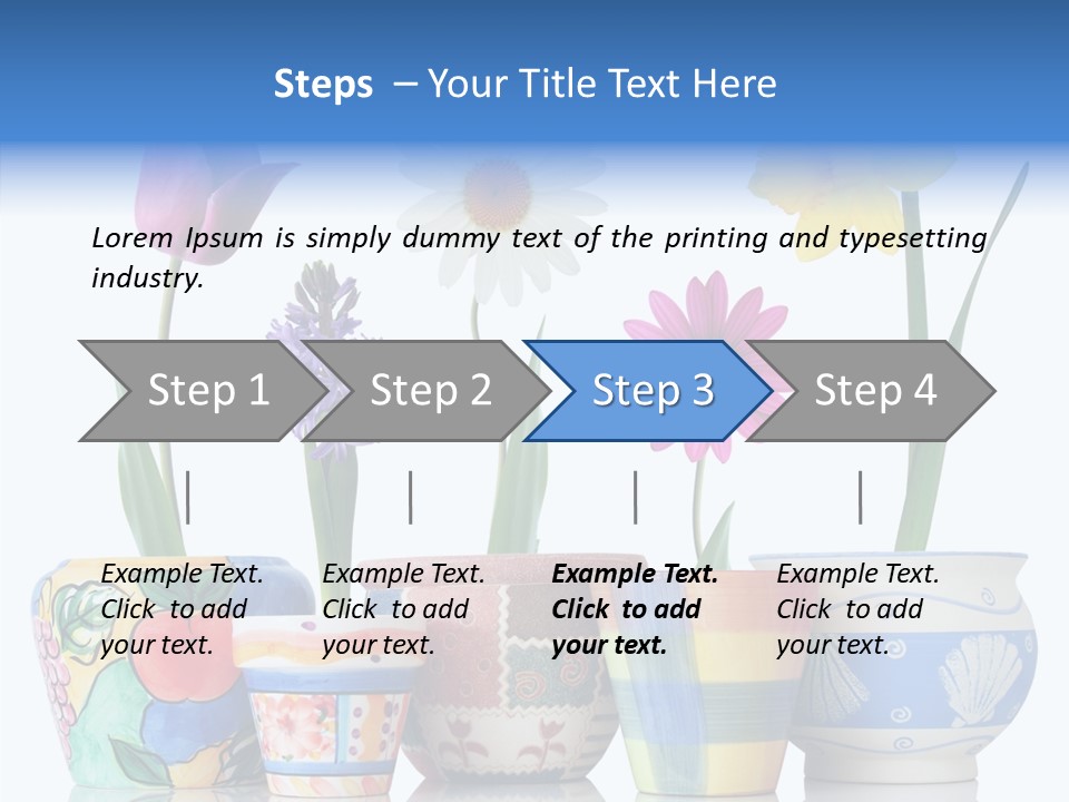 Natural Container Tulip PowerPoint Template