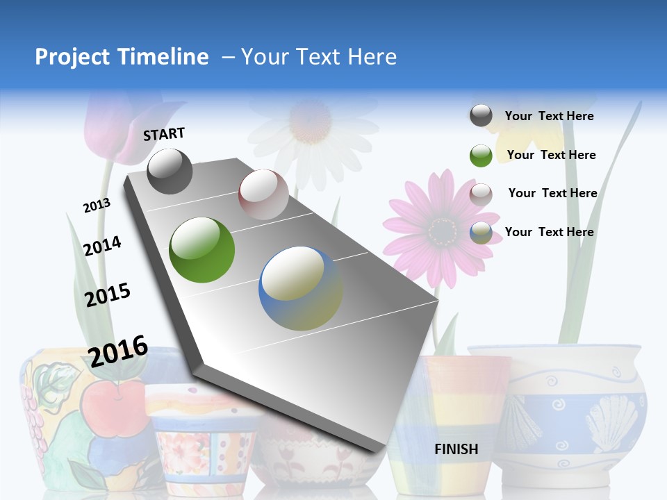 Natural Container Tulip PowerPoint Template