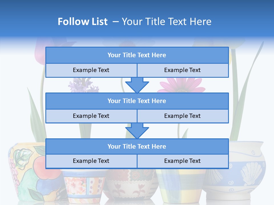 Natural Container Tulip PowerPoint Template