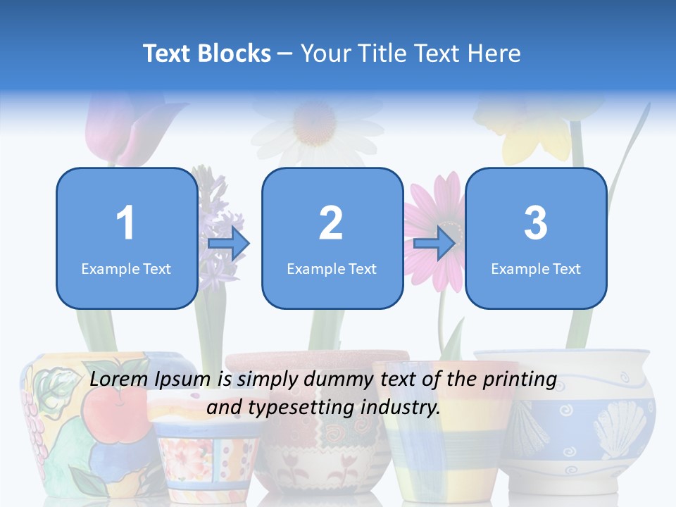 Natural Container Tulip PowerPoint Template