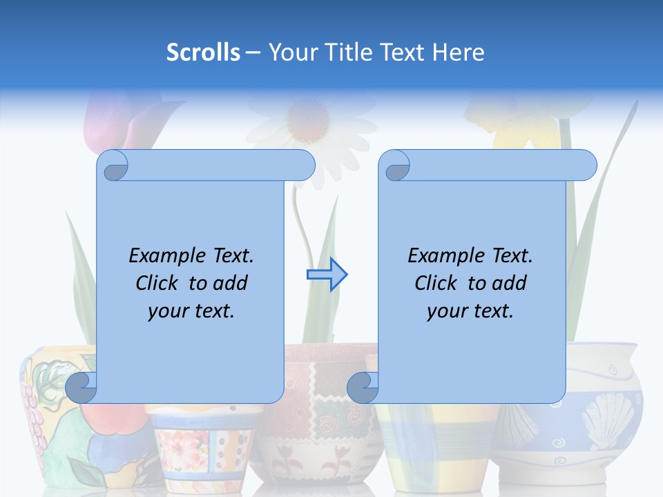 Natural Container Tulip PowerPoint Template