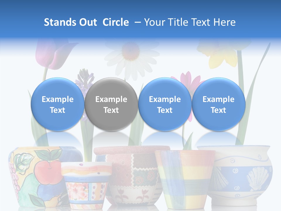 Natural Container Tulip PowerPoint Template
