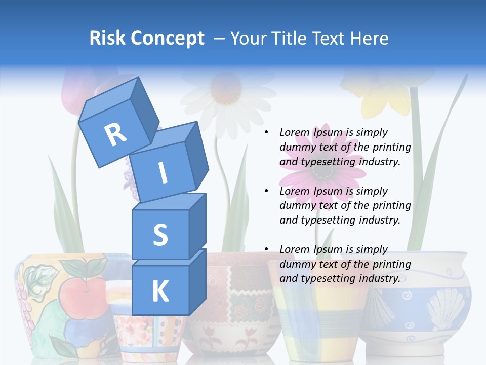 Natural Container Tulip PowerPoint Template