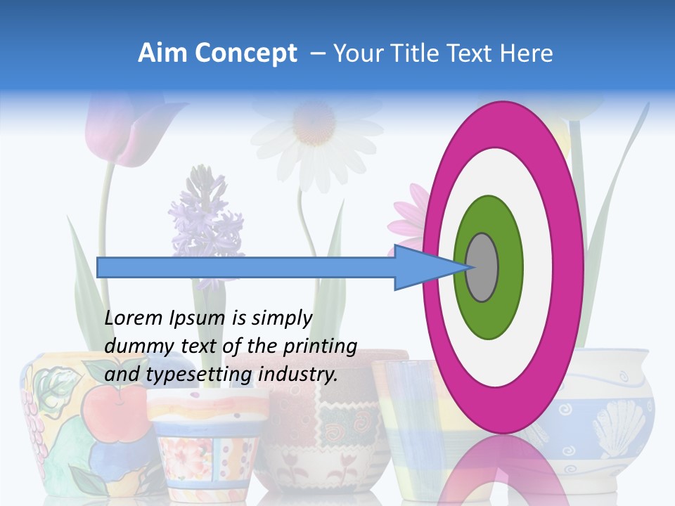 Natural Container Tulip PowerPoint Template