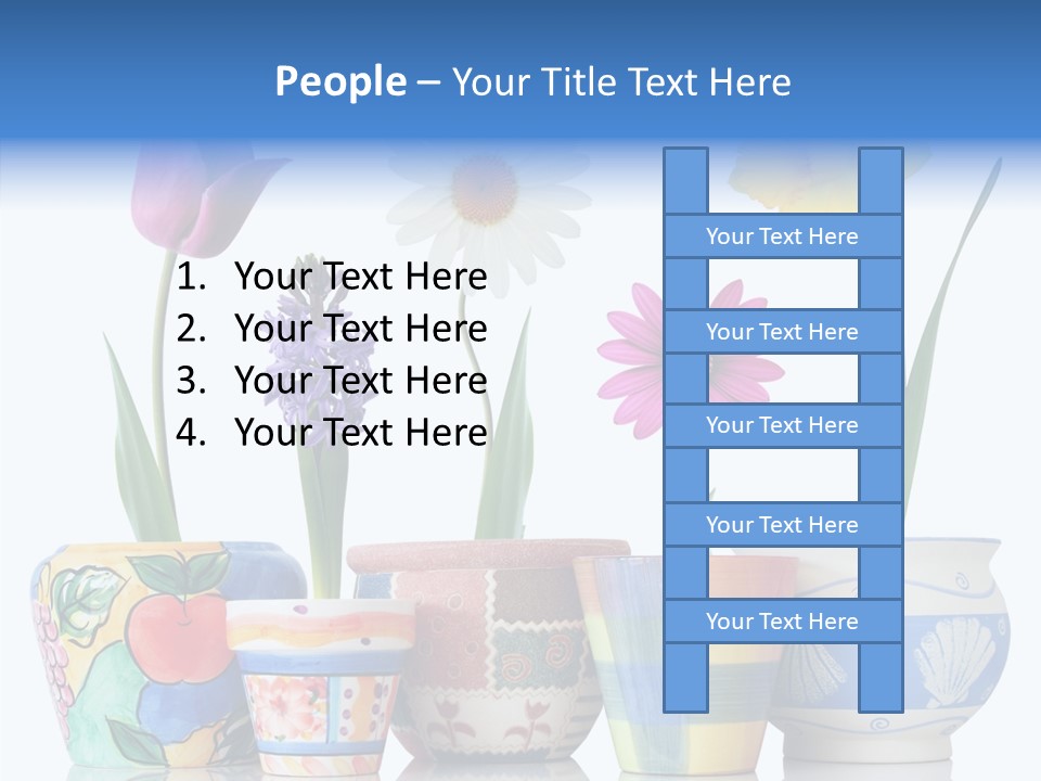 Natural Container Tulip PowerPoint Template