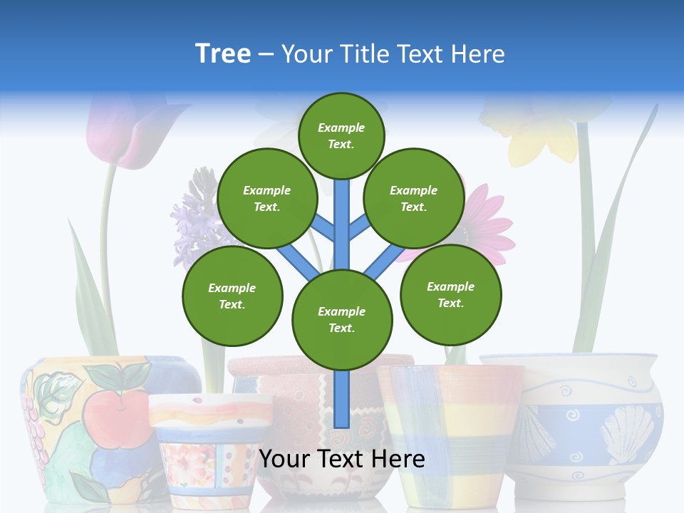 Natural Container Tulip PowerPoint Template
