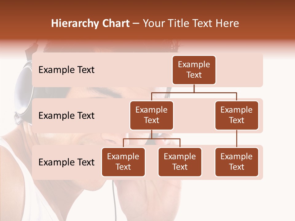 Record Headphones Guy PowerPoint Template