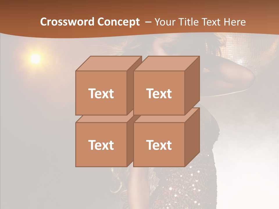 Girl Bling Reflections PowerPoint Template