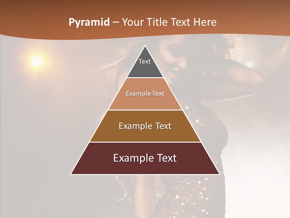 Girl Bling Reflections PowerPoint Template