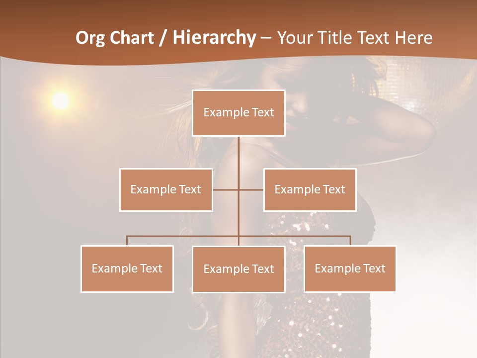 Girl Bling Reflections PowerPoint Template