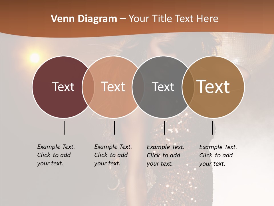 Girl Bling Reflections PowerPoint Template