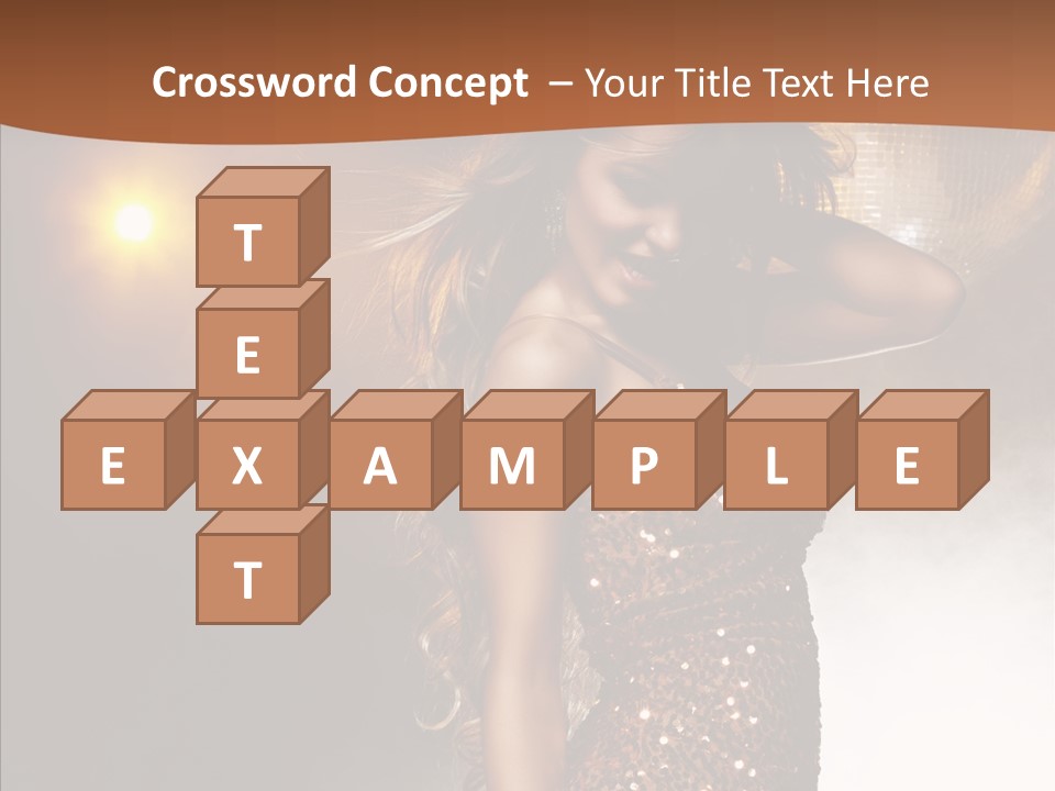 Girl Bling Reflections PowerPoint Template