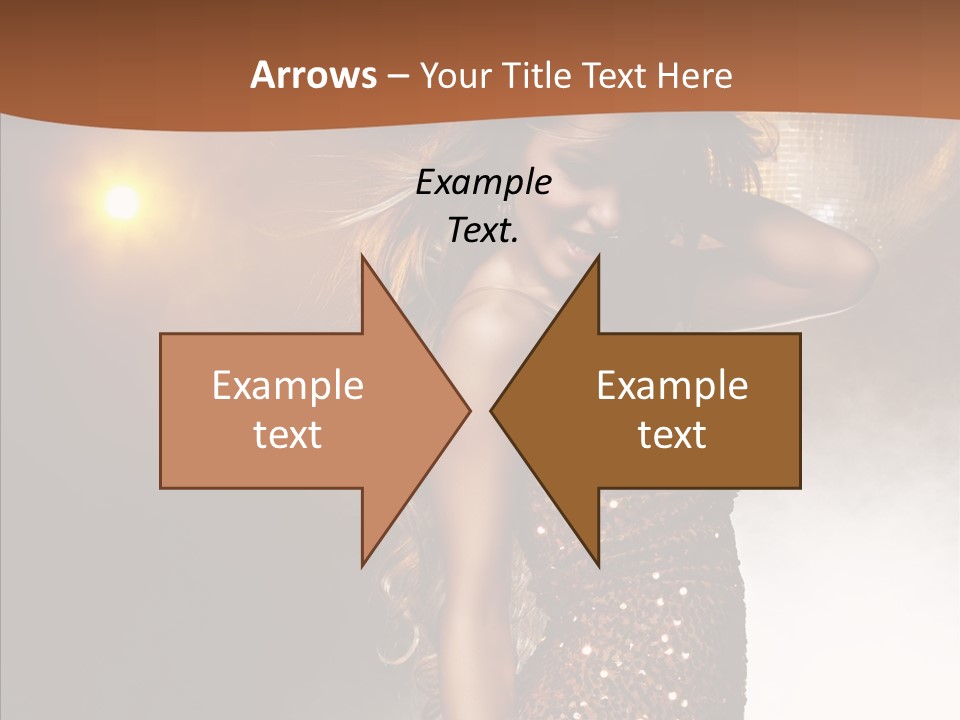 Girl Bling Reflections PowerPoint Template