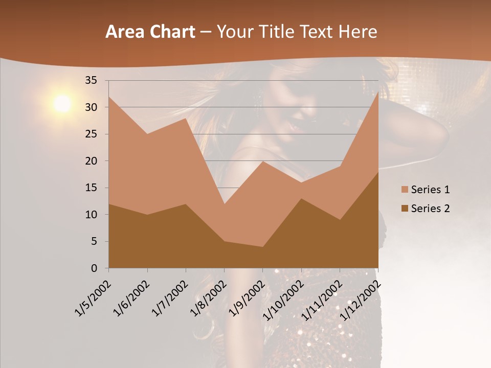 Girl Bling Reflections PowerPoint Template