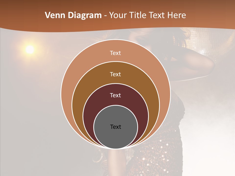 Girl Bling Reflections PowerPoint Template