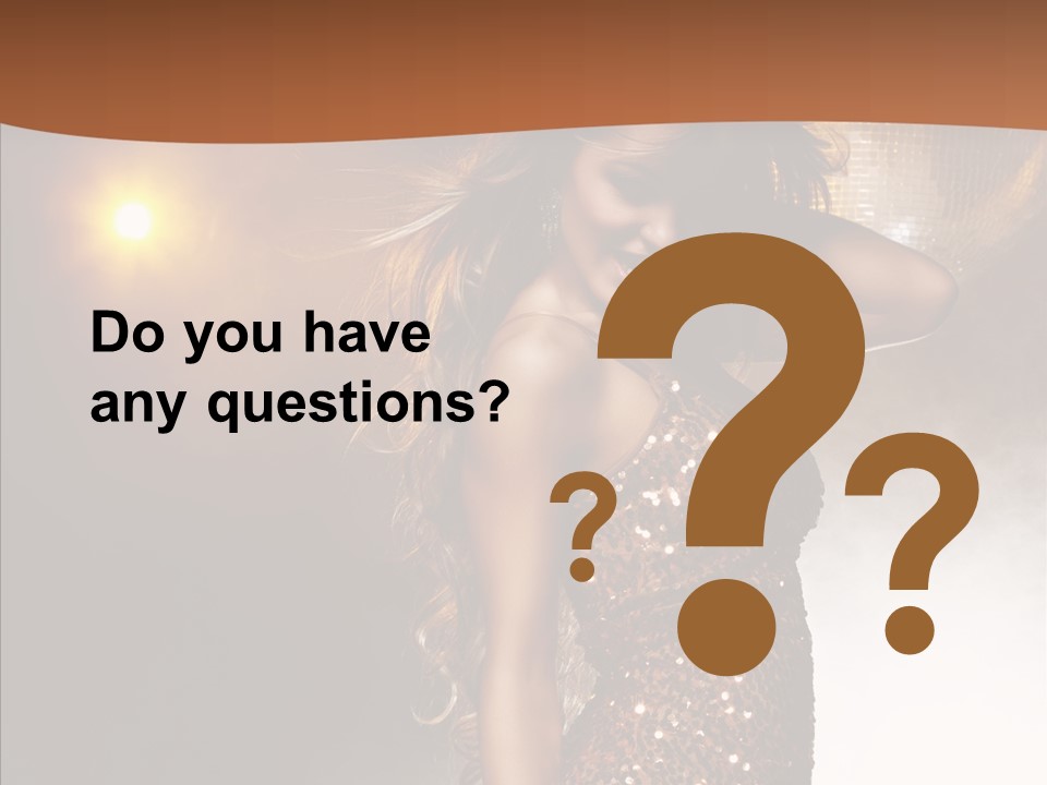 Girl Bling Reflections PowerPoint Template