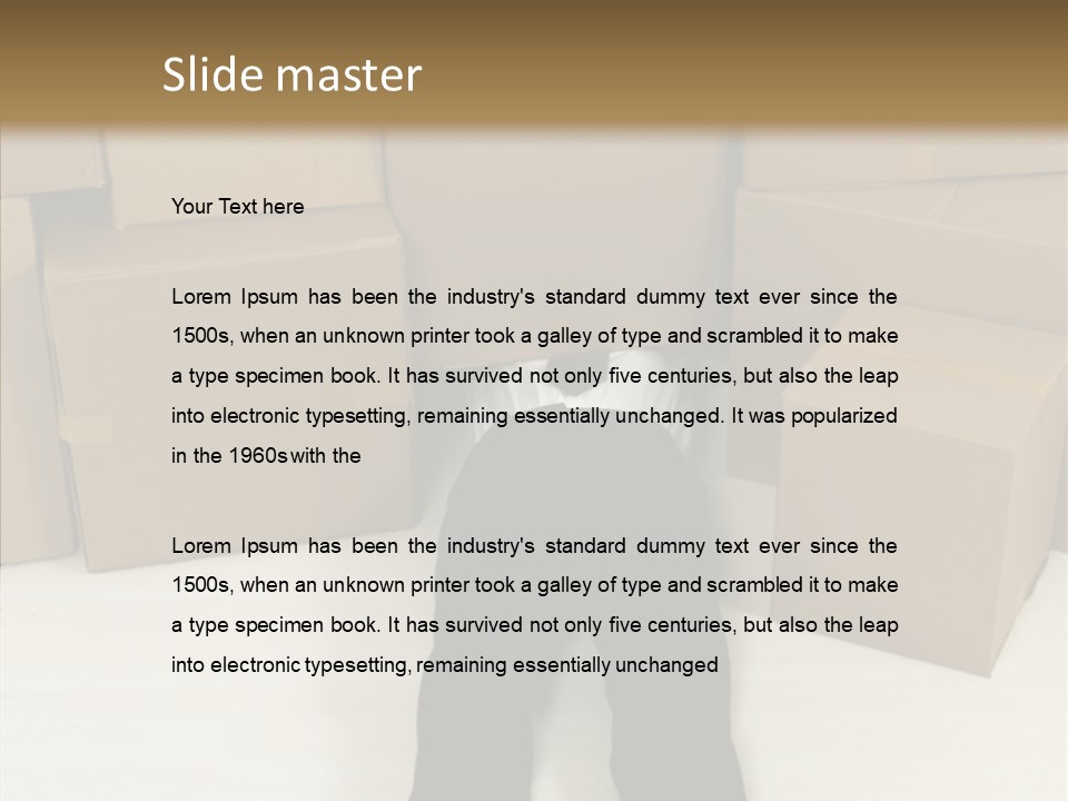 Attractive Model Modern PowerPoint Template